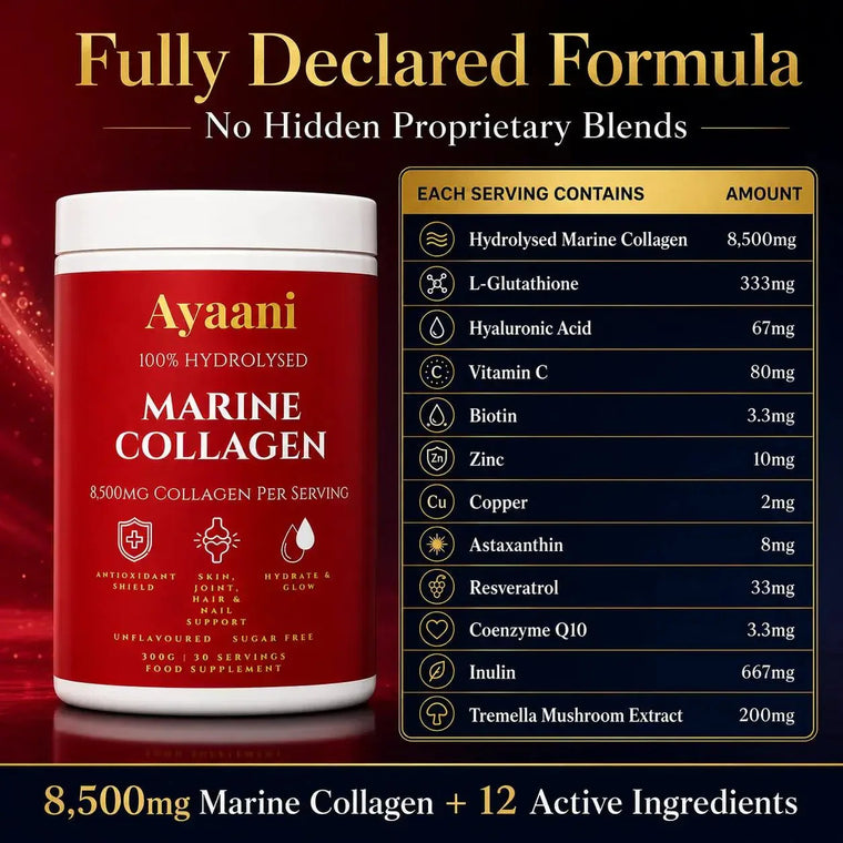 Marine collagen and vitamin C for a daily beauty-from-within routine
