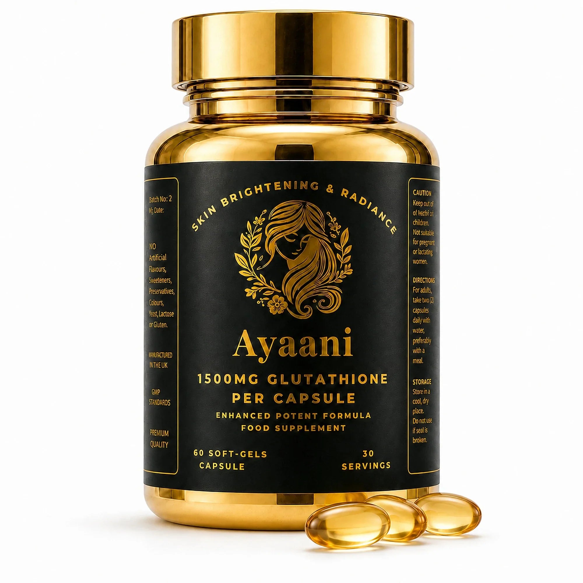 Glutathione 1500mg Softgels | High-Strength