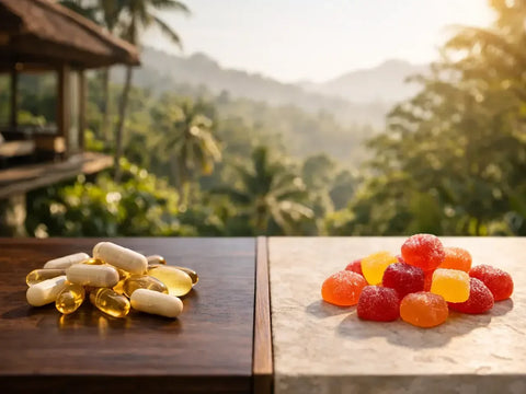 Capsules vs gummies supplement format comparison