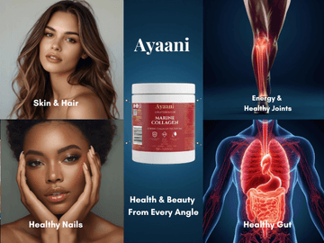 Ayaani Marine Collagen Complex 8500mg – 13-in-1 collagen supplement for skin, hair, nails and joint support UK