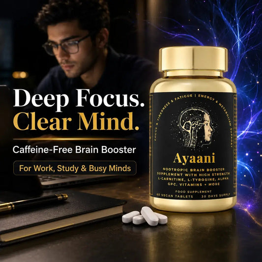 Focus nootropic formula with Alpha-GPC, citicoline and L-theanine