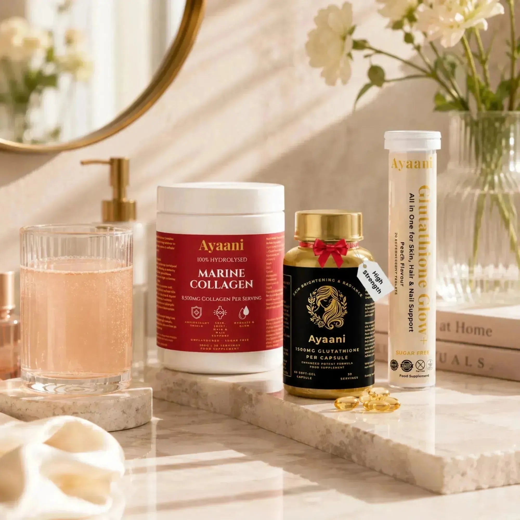 The Glow Collection | Skin, Radiance & Anti-Ageing Bundle | Ayaani UK