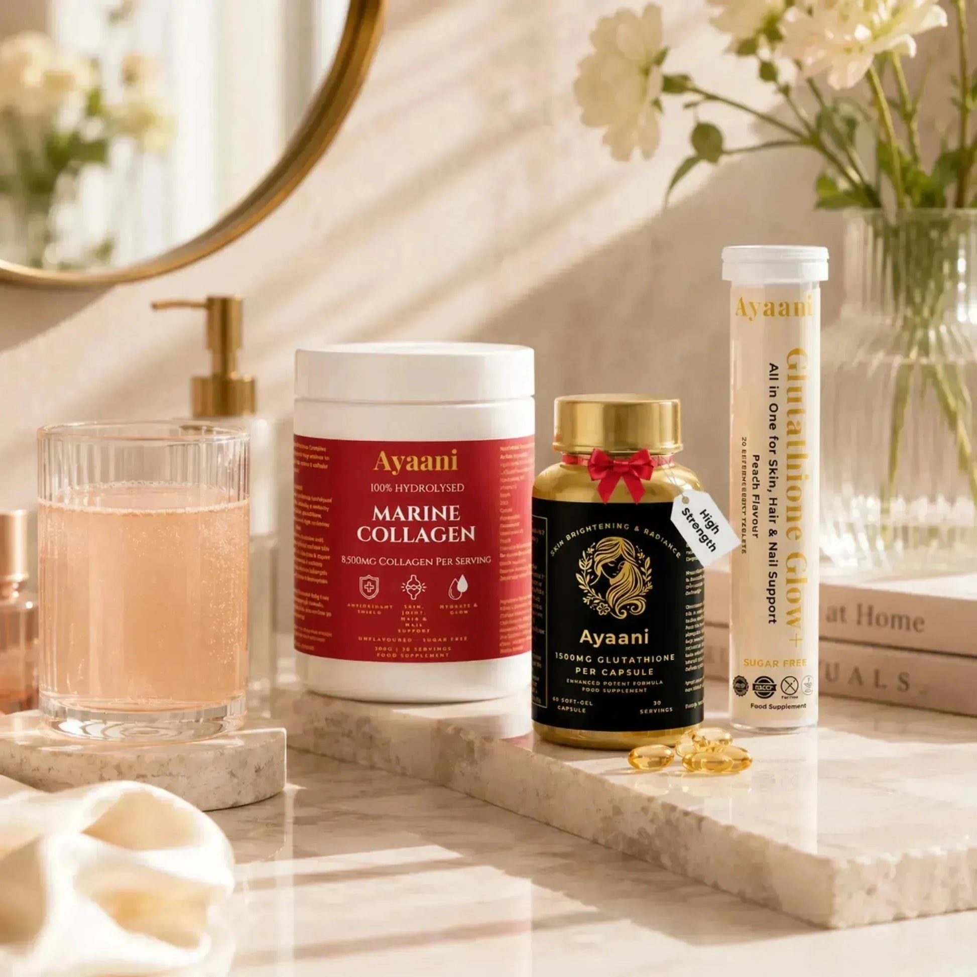 The Glow Collection | Skin, Radiance & Anti-Ageing Bundle | Ayaani UK