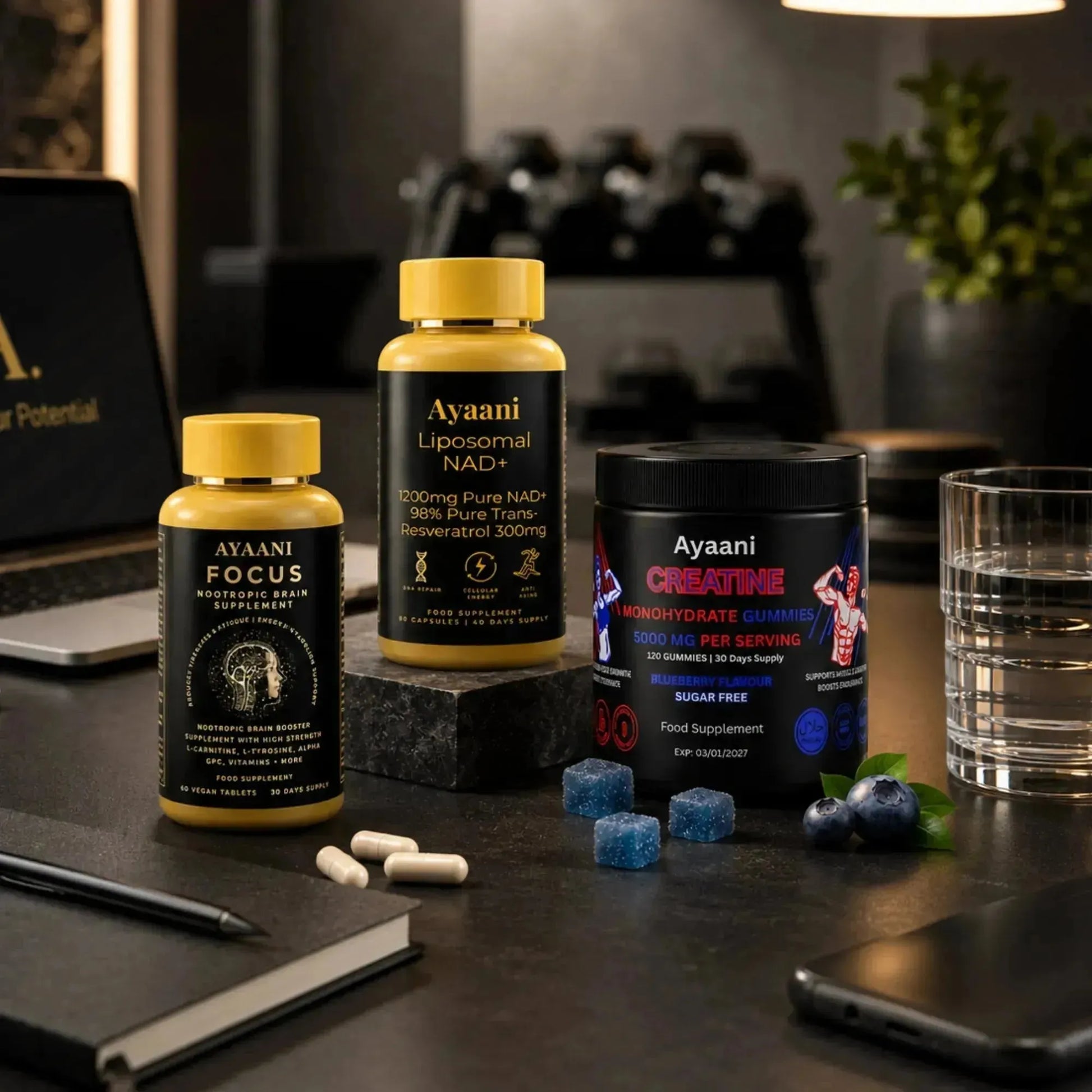 The Performance Stack | Brain, Energy & Muscle Bundle | Ayaani UK