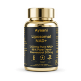 Liposomal NAD+ 1200mg with Resveratrol 300mg | Ayaani UK