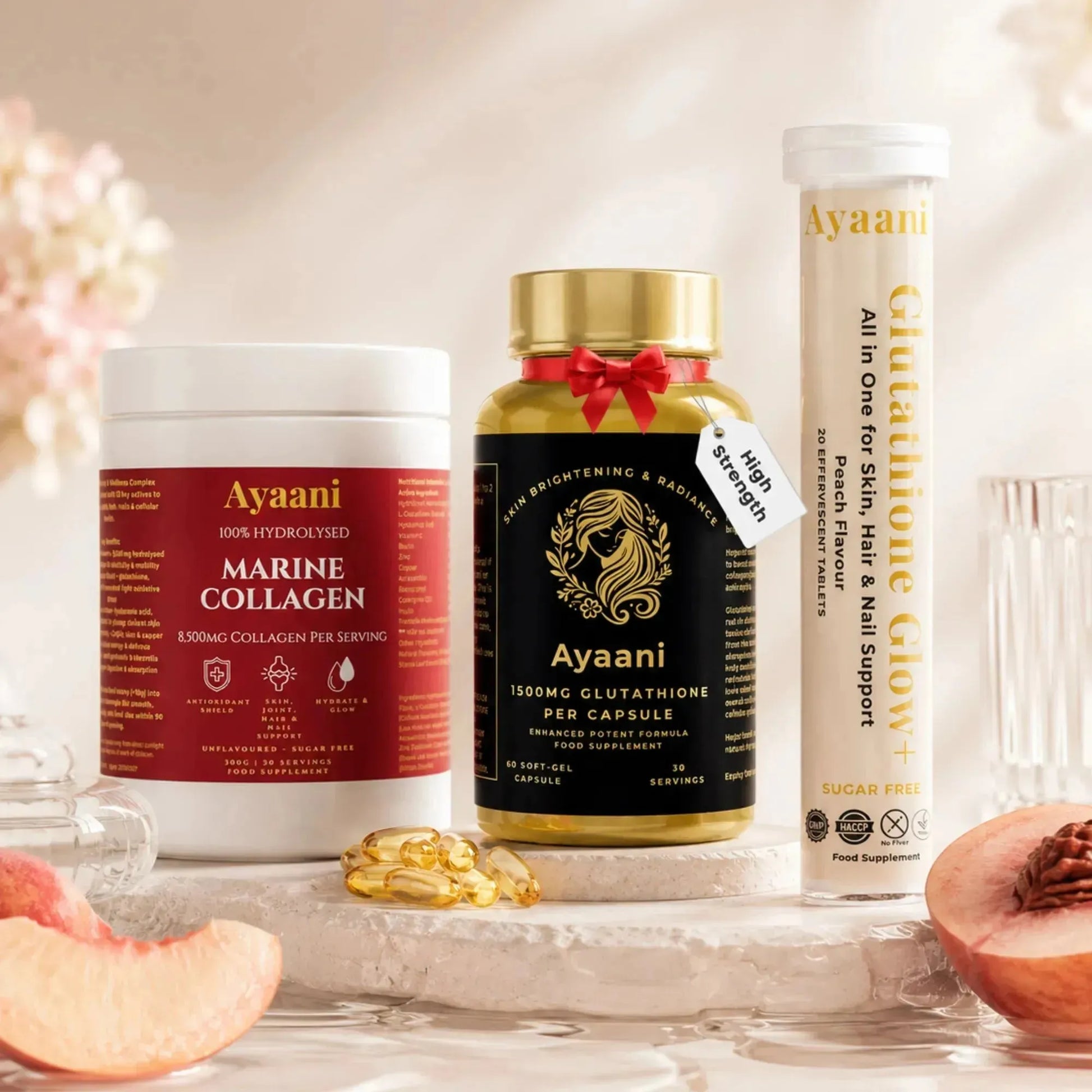 The Glow Collection | Skin, Radiance & Anti-Ageing Bundle | Ayaani UK