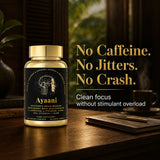 Ayaani Focus no caffeine no jitters no crash, clean focus without stimulant overload