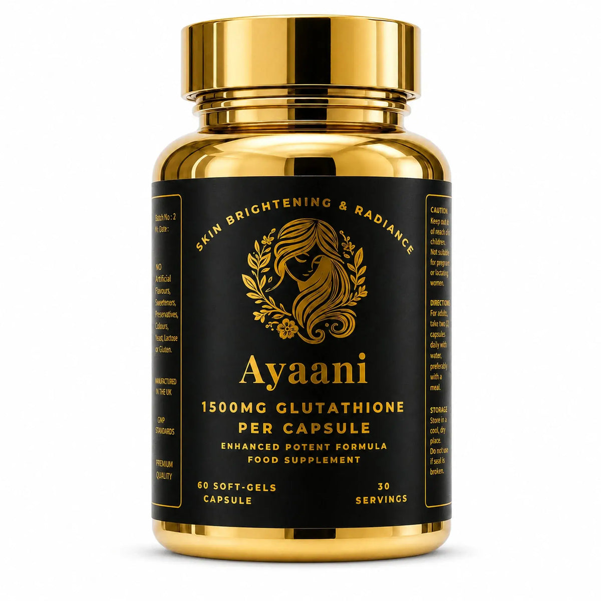 1500mg glutathione Peptide | 99% Pure Glutathione 1500mg Softgels | High-Strength