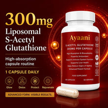 S-Acetyl Glutathione 300mg vegan capsule supplement formula