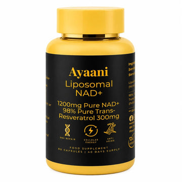 NAD+ 1200mg Liposomal with Resveratrol 300mg | Cellular Energy Support