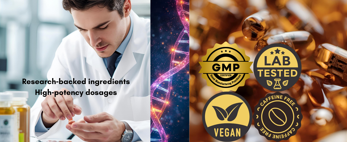 AYAANI Brain Focus Nootropic – 60 Vegan Capsules | 25-Ingredient Blend Ayaani