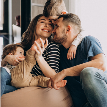 A good sleep makes a happy life, happy family