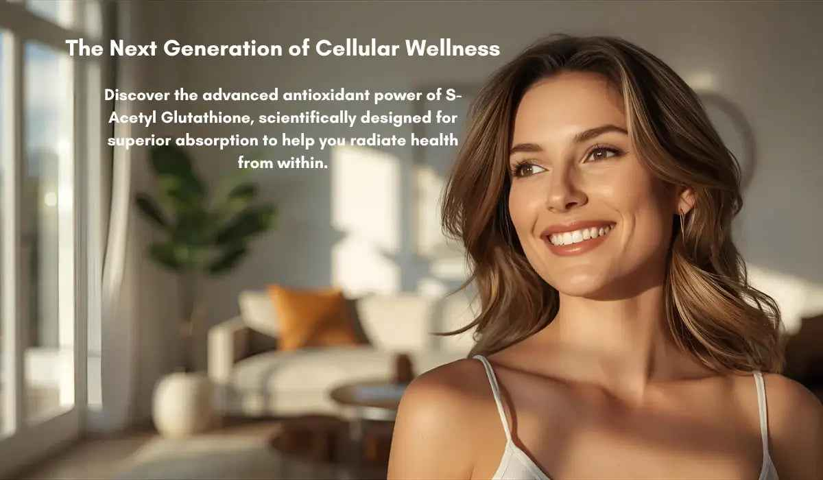 S-Acetyl Glutathione 300mg – 60 Vegan Capsules | High-Absorption | UK Developed