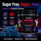 Ayaani creatine gummies with creatine monohydrate, Alpha-GPC, taurine and B12