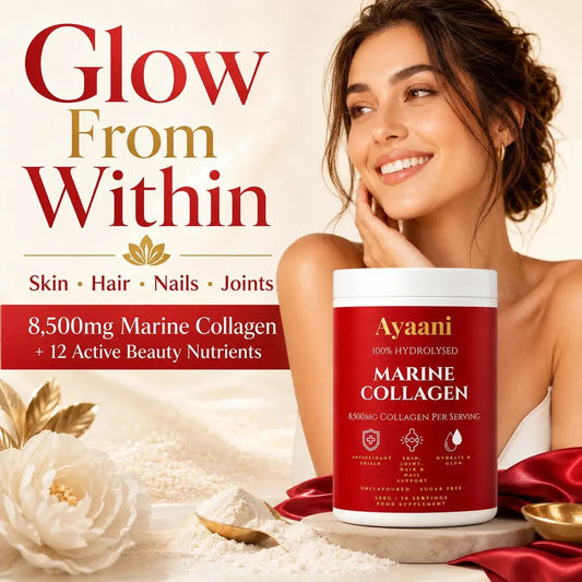 Marine collagen powder with 8500mg hydrolysed collagen per serving