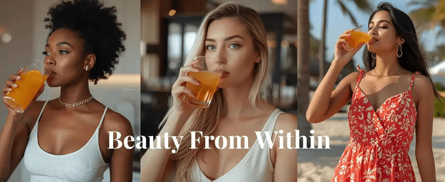 Glutathione and Vitamin C Effervescent – 1000mg in orange flavour with refreshing drink and tablet.