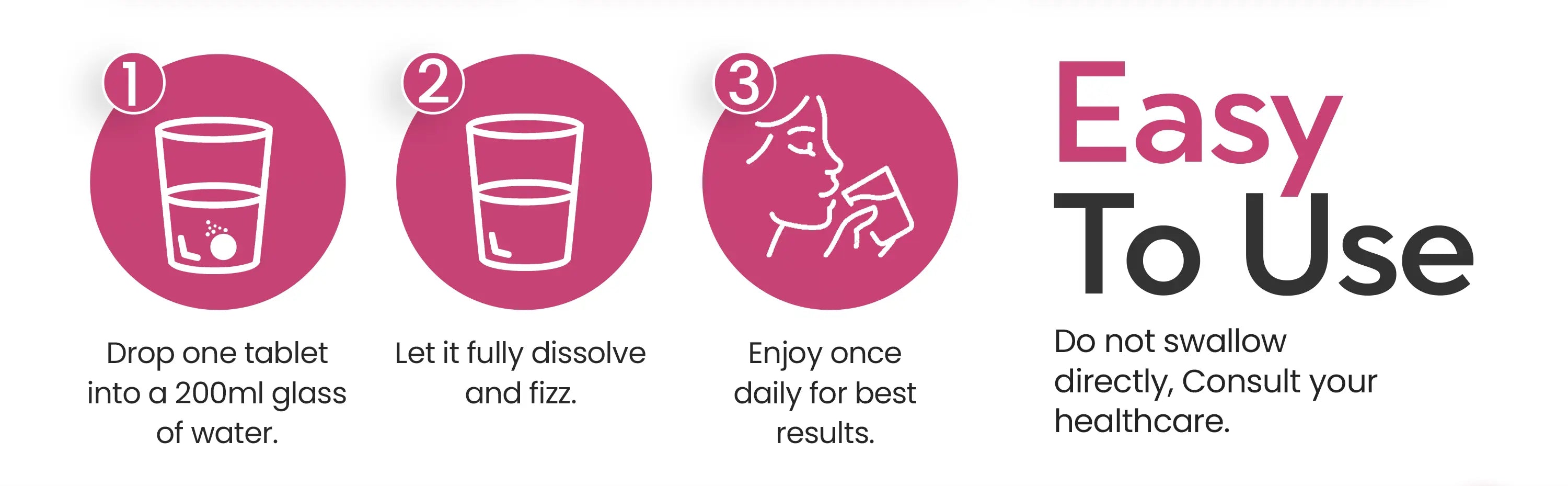 Easy-to-use Ayaani Glutathione Glow+ effervescent tablets – dissolve in water for daily skin brightening support.