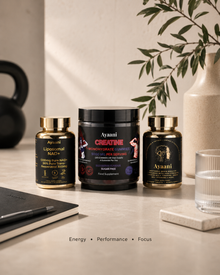Ayaani Performance Stack lifestyle routine for energy performance and focus